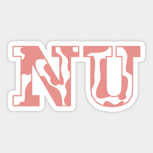 Nu Cow Pattern Sticker